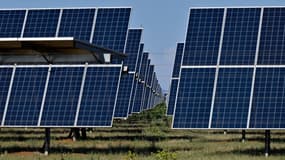 Un parc solaire photovoltaïque en Espagne (illustration)