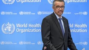 Tedros Adhanom Ghebreyesus, patron de l'OMS. - Fabrice COFFRINI / AFP