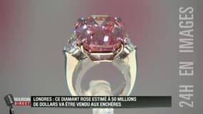 Un diamant rose est à vendre 50 millions de dollars