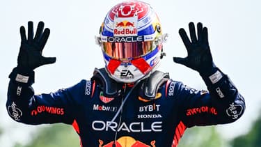 Max Verstappen, vainqueur à Monza, le 3 septembre 2023.