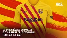 Le Barça dévoile un maillot aux couleurs de la Catalogne pour ses 120 ans