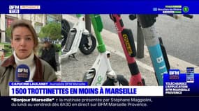 Marseille: 1500 trottinettes électriques en moins