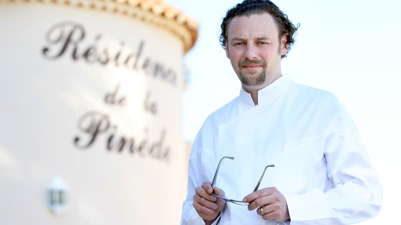 Arnaud Donckele en avril 2013 à Saint-Tropez.