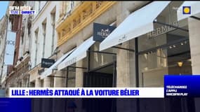 Lille: la boutique Hermès attaquée à la voiture bélier