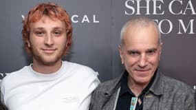 Ronan Day-Lewis et Daniel Day-Lewis à New York, le 3 octobre 2023