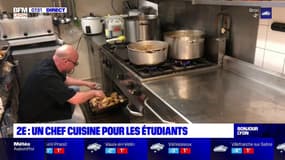 Lyon: un chef cuisine 300 menus à un euro pour les étudiants