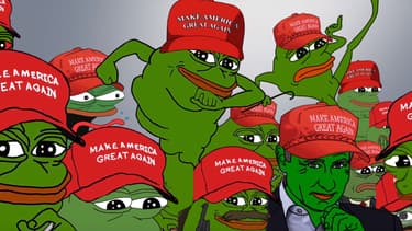 Pepe the Frog, l'un des symboles de l'alt-right américaine.