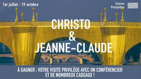 BFM PARIS Jeu concours Exposition Christo et Jeanne-Claude Paris ! 2020