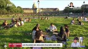 Les tendances GG : La pelouse des Invalides évacuée hier soir - 21/05