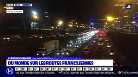 Vacances: près de 300 kilomètres de bouchons sur les routes franciliennes ce vendredi soir 