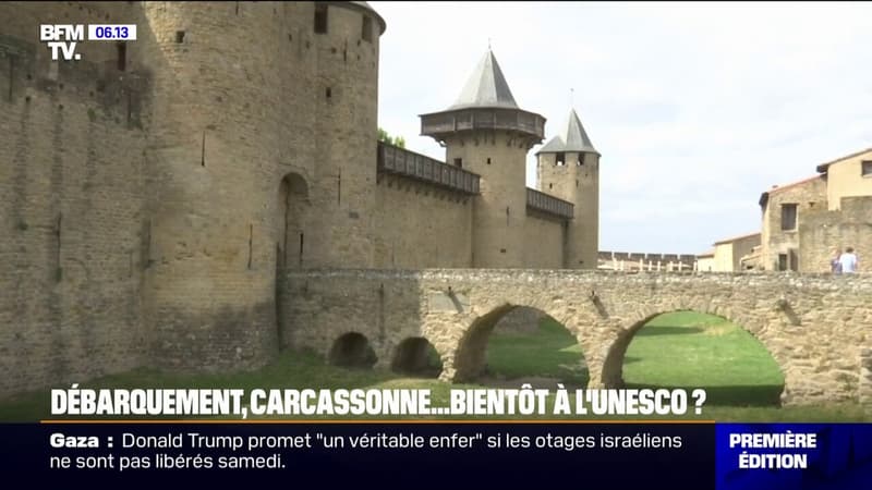 Les plages du Débarquement et les fortifications de Carcassonne candidate à l'Unesco