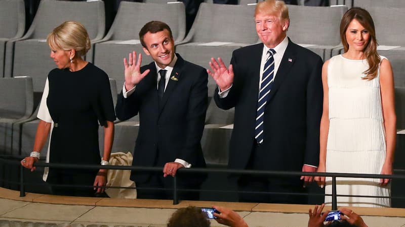 Les couples Macron et Trump s"affichent ensemble au G20.