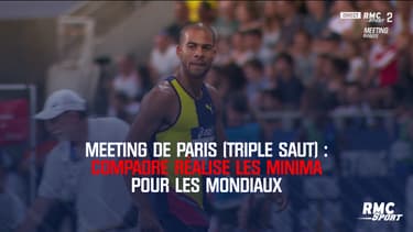 Meeting de Paris (triple saut) : Compaoré réalise les minima pour les Mondiaux  