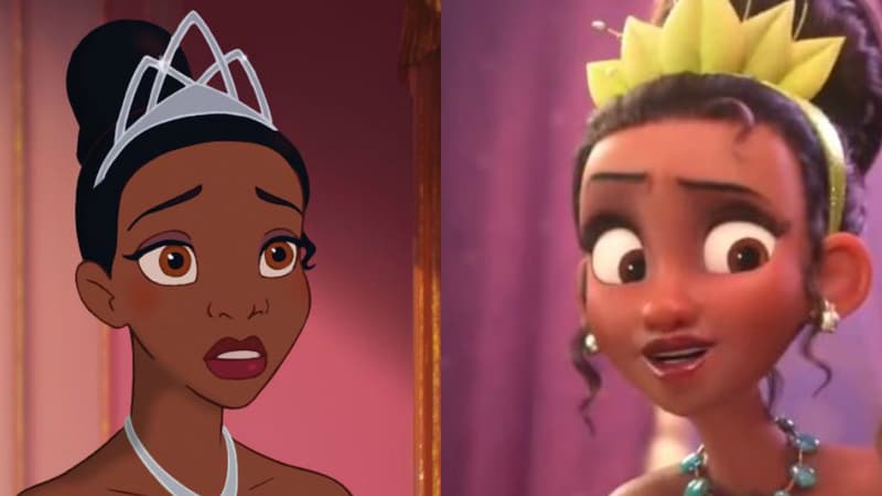 Tiana dans La Princesse et la grenouille et dans Ralph 2.0