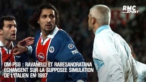  OM-PSG : Ravanelli et Rabesandratana échangent sur la supposée simulation de l'Italien en 1997