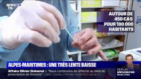 Covid-19: la baisse de l'épidémie dans les Alpes-Maritimes reste encore très lente