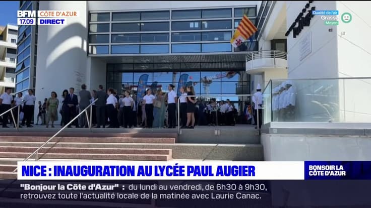 Nice: l'extension du lycée Paul Augier inaugurée ce vendredi