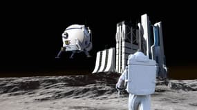 Un astronaute sur la lune (Photo d'illustration).