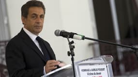 Nicolas Sarkozy en meeting à Villiers-sur-Marne, le 20 mai.