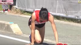 Japon : Elle se casse la jambe, mais va quand même passer le relais à sa coéquipière