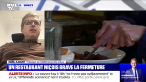 Noël Ajoury (UMIH Nice) sur les restaurants: "On demande au gouvernement de nous laisser au moins ouvrir nos terrasses"