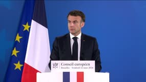 Emmanuel Macron, le 22 mars 2024.
