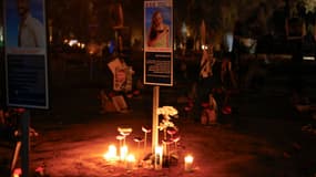 Commémorations en mémoire aux victimes du massacre au festival Nova, un an après, le lundi 7 octobre 2024, en Israël