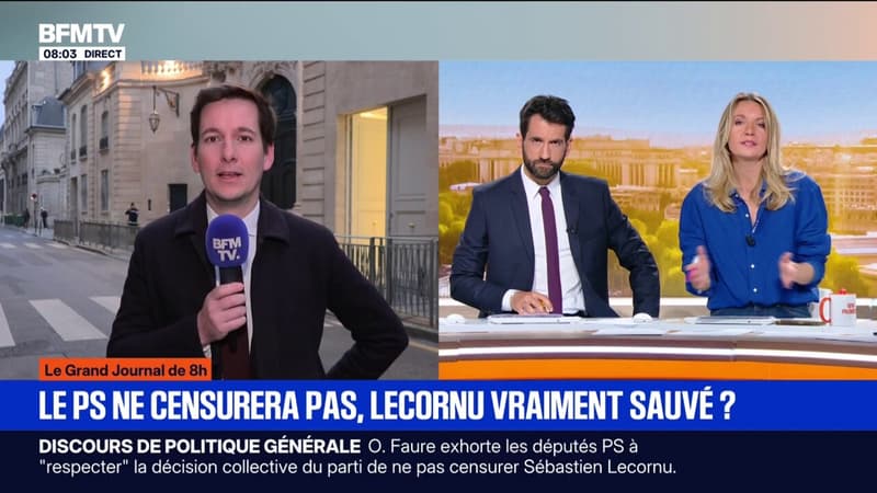 PS, LR... Sébastien Lecornu sur un fil face à la menace d'une censure