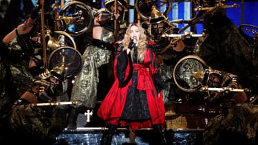 Madonna en concert à Paris, le 9 décembre 2015