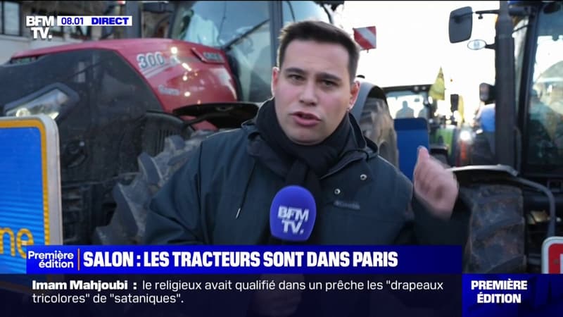 Salon de l'agriculture: les tracteurs viennent de sortir du boulevard périphérique après une opération escargot