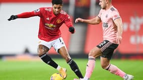 Rashford lors de Manchester United-Sheffield