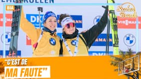 Biathlon (Oslo) : "C'est de ma faute", Jeanmonnot plaide coupable après sa chute