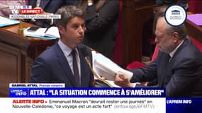 "La situation commence à s'améliorer en Nouvelle-Calédonie" assure Gabriel Attal