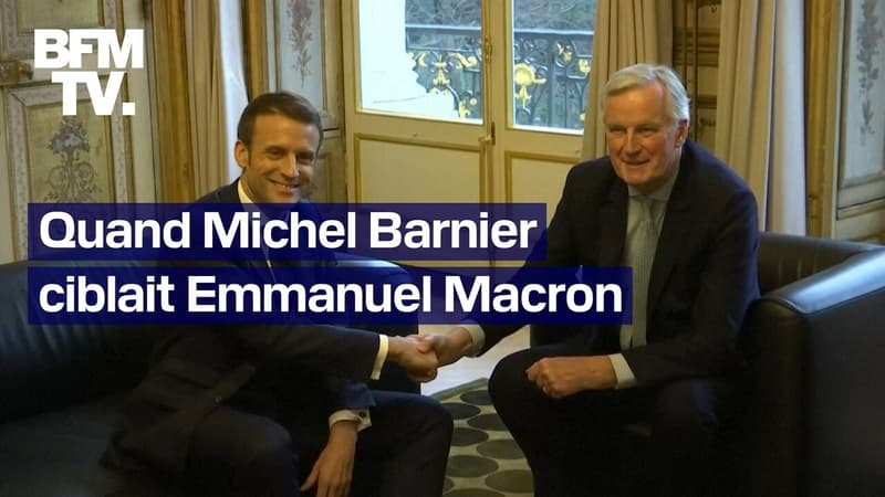 Quand Michel Barnier ne s'imaginait pas Premier ministre d'Emmanuel Macron