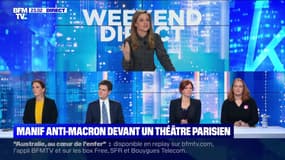Manif anti-Macron devant un théâtre parisien (2/2) - 17/01