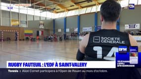 L'équipe de France de rugby fauteuil était en préparation à Saint-Valery-en-Caux