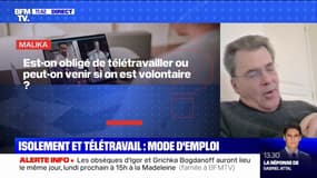 Est-on obligé de télétravailler ou peut-on venir si on est volontaire ? - BFMTV répond à vos questions