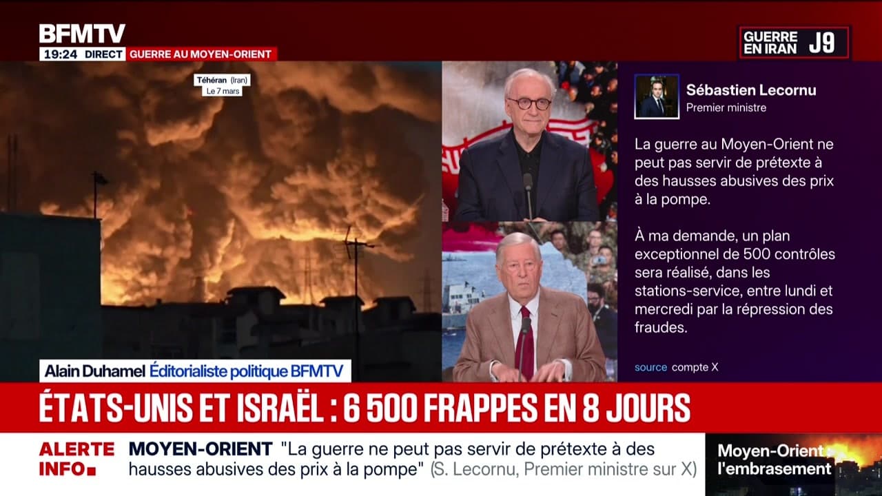 L'intégrale de BFM Dimanche Soir du dimanche 8 mars 2026 - Édition ...