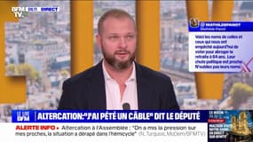 Altercation à l'Assemblée: le député Nicolas Metzdorf (Ensemble pour la République) "comprend" la réaction Nicolas Turquois (Modem)