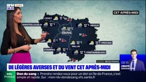 Météo Paris-Ile-de-France: des averses pour ce début de semaine, jusqu'à 12°C dans la capitale