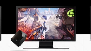 Blade a développé un petit boîtier, le "Shadow", qui, à condition de disposer d'une connexion internet très haut débit, permet d'avoir accès aux performances d'un ordinateur haut-de-gamme.