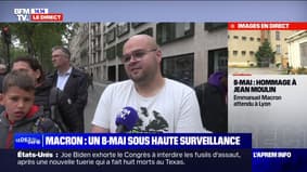 May 8 commemorations in Paris: onlookers disappointed not to have been able to attend the ceremony because of the security device
