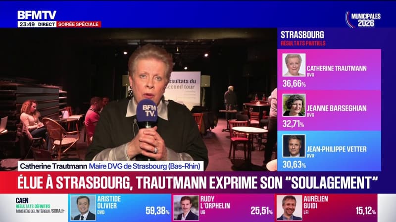 Municipales 2026 à Strasbourg: "La municipalité sortante écologiste a fait alliance avec LFI en se radicalisant", estime Catherine Trautmann, en tête du second tour