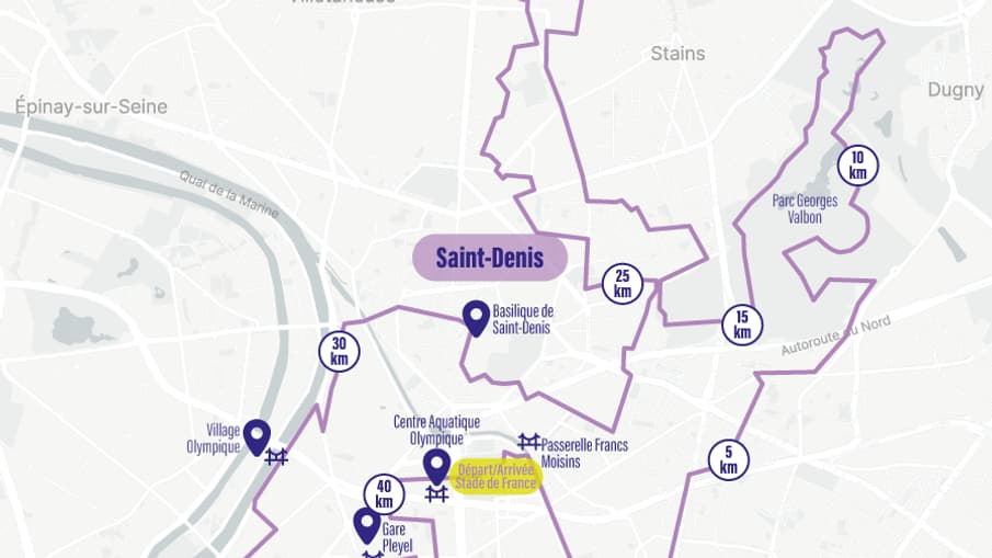 Parcours Le Grand Marathon