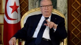 Le président tunisien Beji Caid Essebsi, le 12 janvier 2017 à Carthage