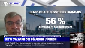 Stocks d'énergies: "On est dans une situation critique", alerte Jean-Pierre Favennec, expert en questions énergétiques