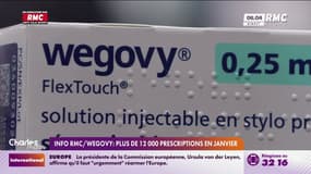 INFO RMC : Wegovy, plus de 12.000 prescriptions en janvier