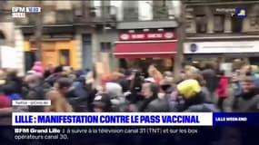 Lille: 1500 manifestants contre le pass vaccinal samedi