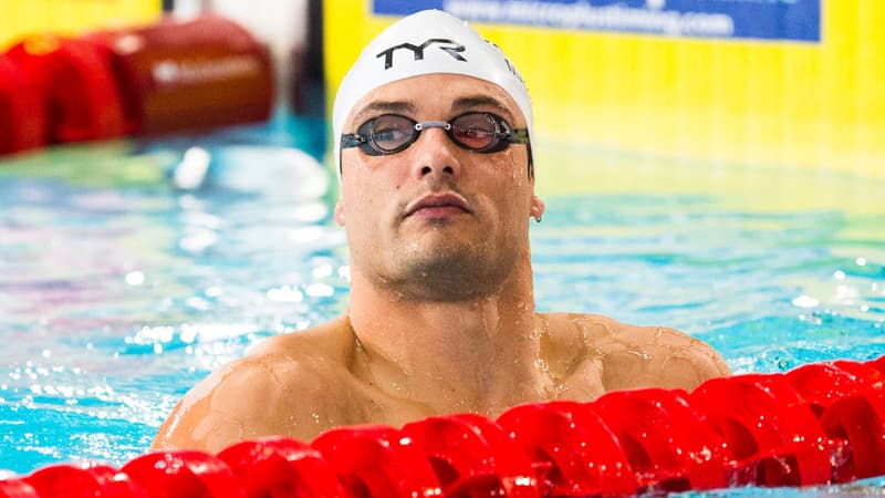 Florent Manaudou, à Glasgow le 6 décembre 2019