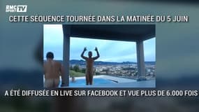 Ils se baignent nus dans la piscine de Morgan Parra